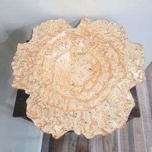 Gold Oyster Decorative Bowl